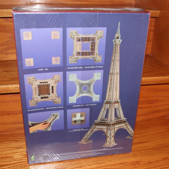3/$118❤️new sealed 1995 Wrebbit PUZZ 3D Eiffel Tower Paris France puzzle P3D-903 - Picture 6 of 7